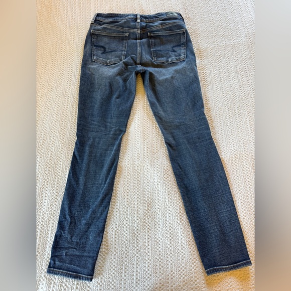 American Eagle Outfitters Blue Jeans high rise Jegging size 12 - Picture 3 of 5